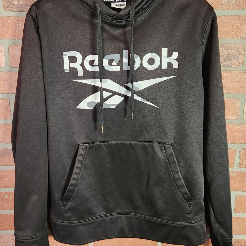 Reebok Men's Black Hoodie Sweater